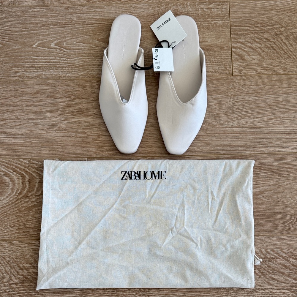Zara Women's Cream Slippers